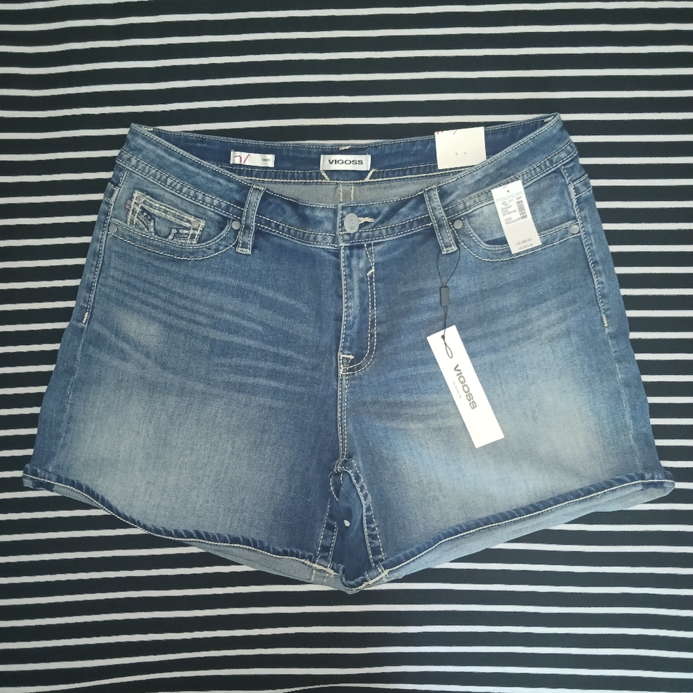 Vigoss Heritage fit denim shorts 18 NWT